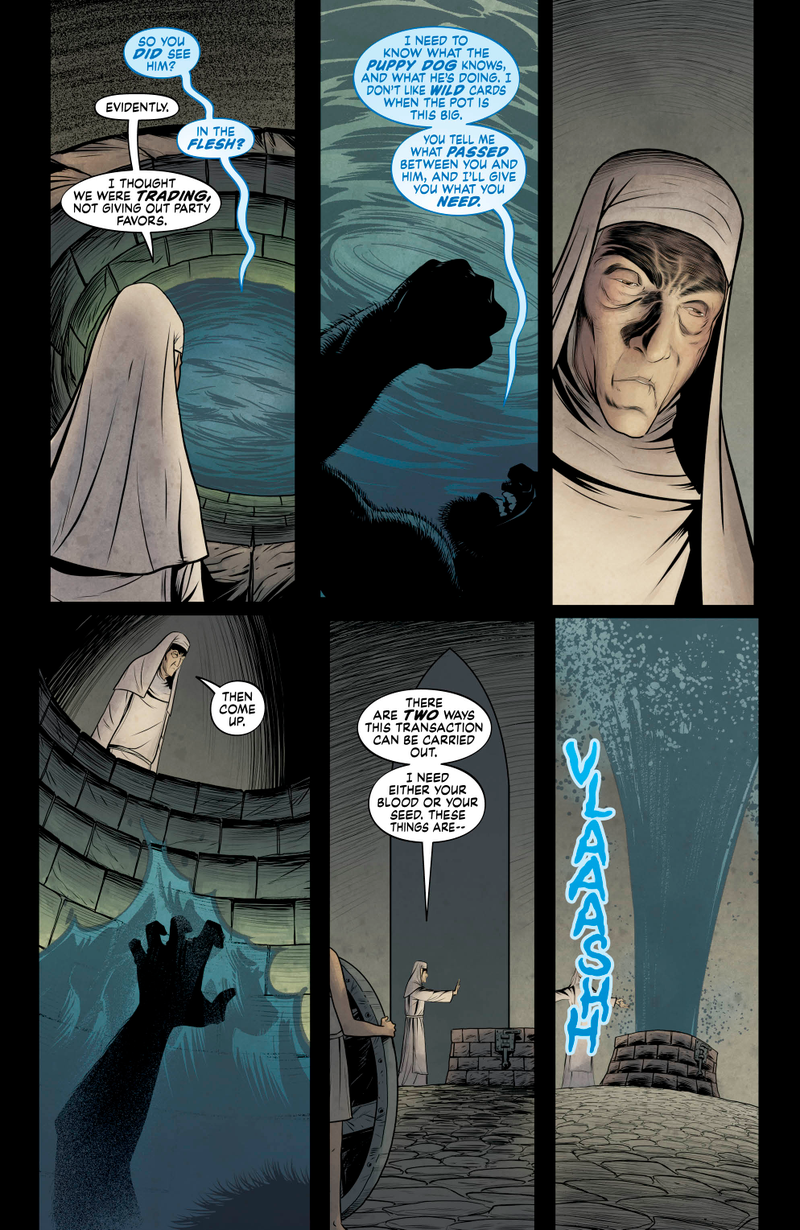 Illustration for article titled Exclusive DC preview: The Unwritten: Apocalypse #6 searches for the Holy Grail